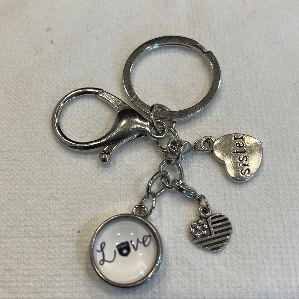 Police Sister Keychain